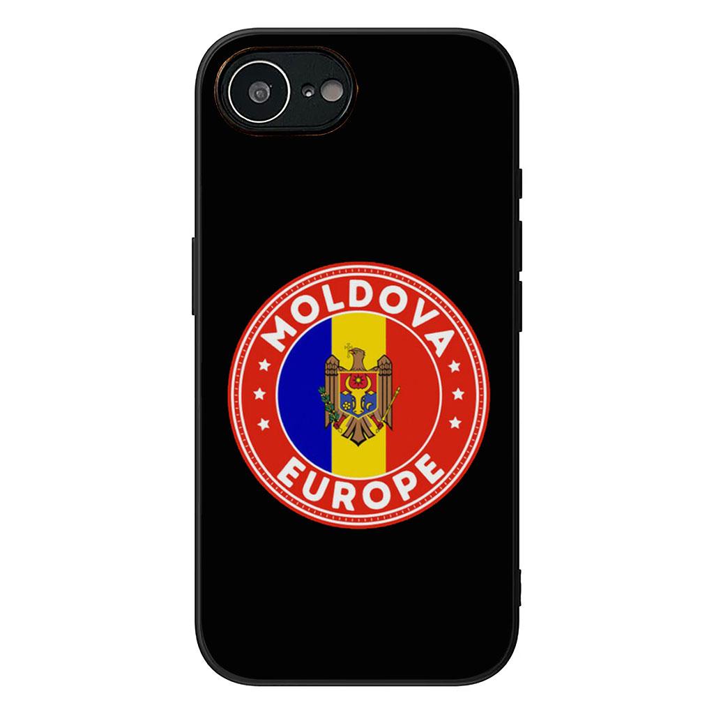 for Samsung Galaxy A25 A37 A57 A12 A14 A31 A41 A50 A51 A70 A71 A72 A21S A04 M15 Note 20 9 8 10 Case Republic of Moldova Flag