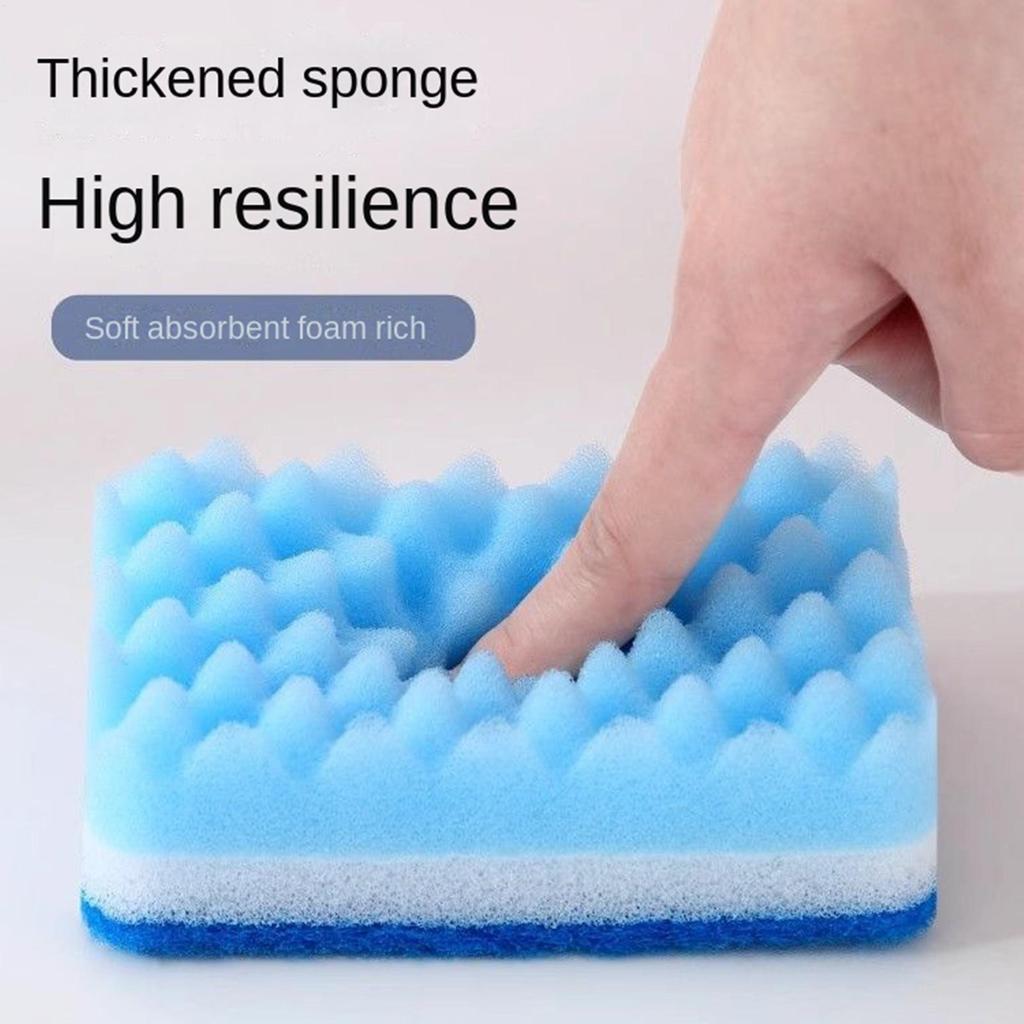 Dish Sponge Scouring Pads Wipping cloth Kitchen Cleaning Sponge Block for home Bathroom Kitchen Dorm Sink Restaurant