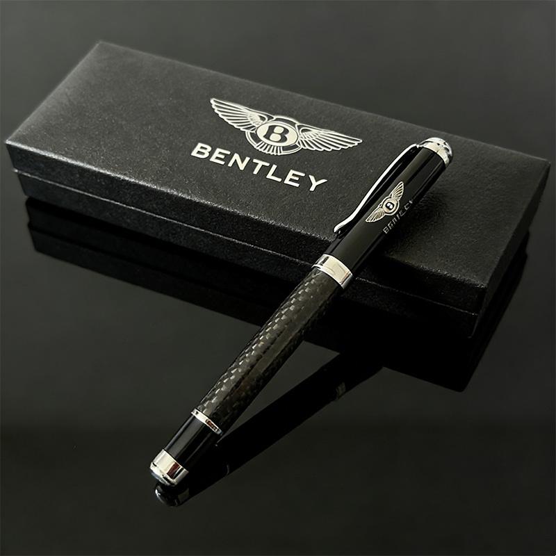 New B-Bentley-y Bentley Emblem Metal Engraved Fountain Pen Gifts Souvenirs Signature Pens Business Ballpoint Pen School Supplies