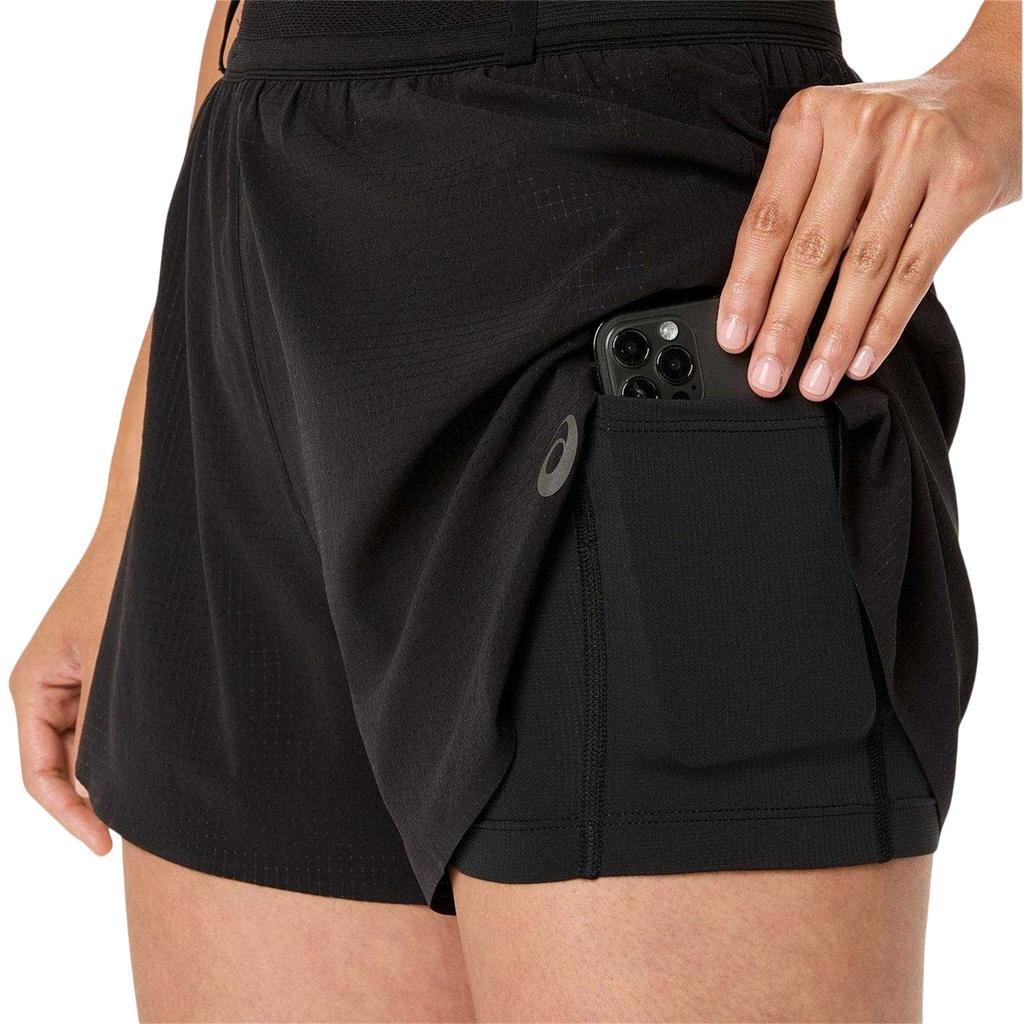 Asics Womens/Ladies Logo Split Hem Running Shorts