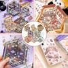 12/8Pc DIY 3D House Stickers Set Cartoon Miniature Scene Stickers Painting Stacking and Pasting Hand Account for Kid Girl Gifts