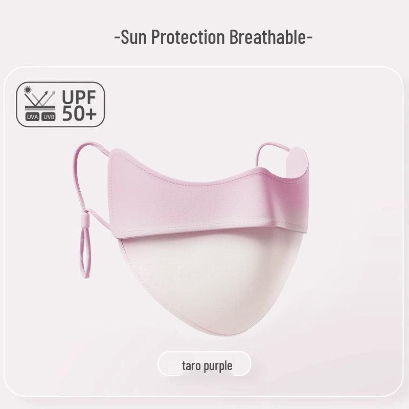 

2025 Women’s Anti-UV Eye Protection Ice Silk Face Mask with Gradient Design