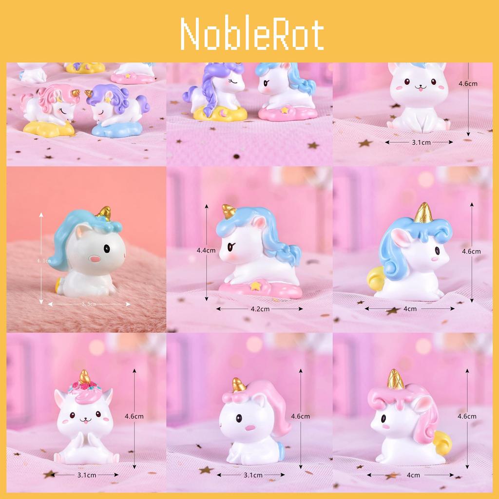 Charming Resin Unicorn Figurine For Whimsical Cake Decoration Desktop Decoration