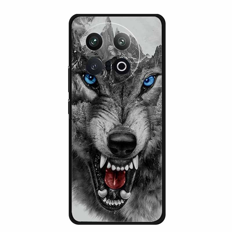For Vivo iQOO 13 5G Back Cover Case iQOO13 Coque Black Silicone Soft Phone Case For Vivo iQOO 13 Case 6.82" Shockproof Funda Bag
