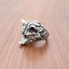 Punk 316L Stainless Steel Wild Wolf Biker Ring Silver Color Men's Fashion Animal Jewelry Gift for Him
