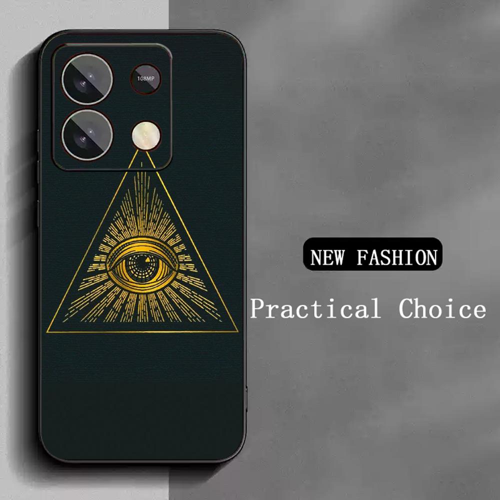 

Eye of Horus cool pattern art design Phone Case For Redmi Note 14 13 12 11 Pro Plus S 5G 14C A3 Soft Black Phone Cover Redmi 13C 5G
