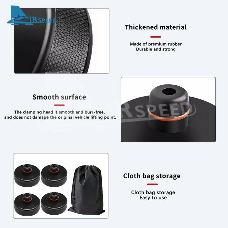 Silicone Jack Lift Pad Point Adapter For Tesla Model Y Juniper Launch 2025- Model 3 Highland 2024-2017 Model S Model X