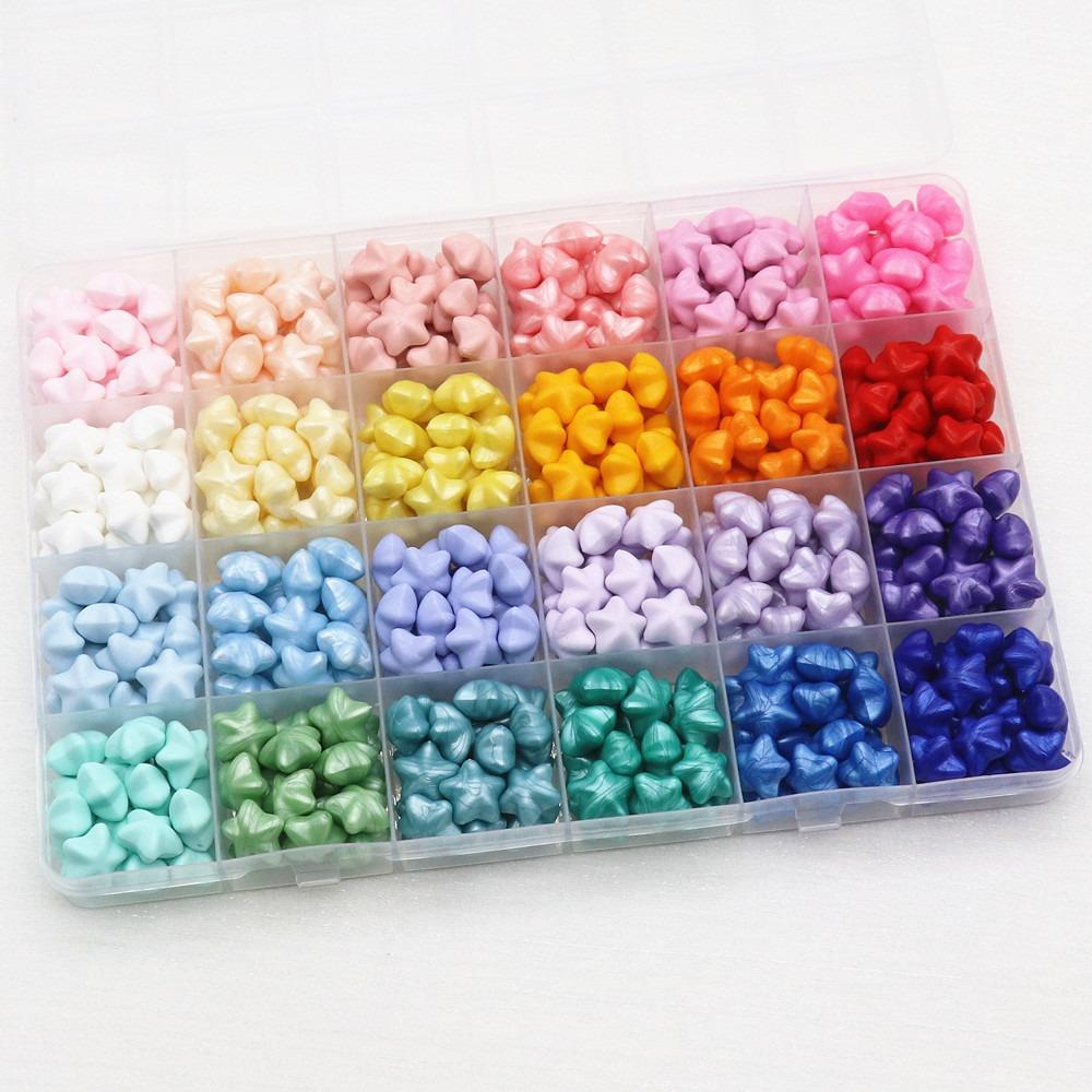 Lacquer Seal Wax Particles Pearlescent Mixed Color Makaron Lucky Star Special-shaped Lacquer Wax Particles