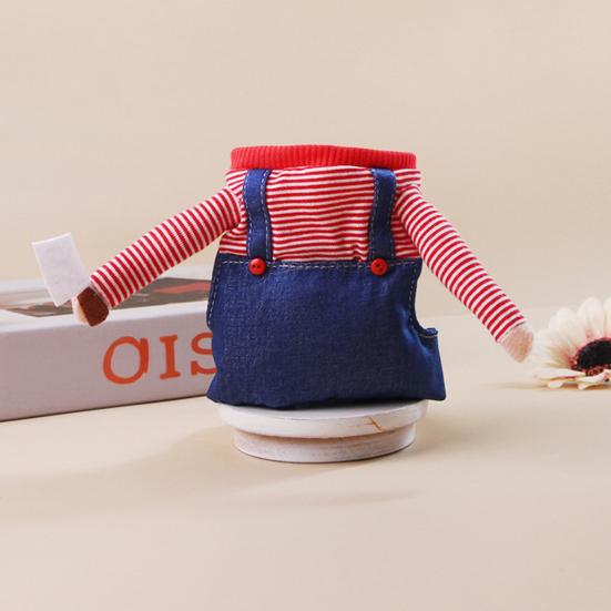 Ubranka dla papug Ptaki Zabawny strój Cosplay Pasiasty kombinezon z rękawem dla papużki falistej, nimfy codzienny