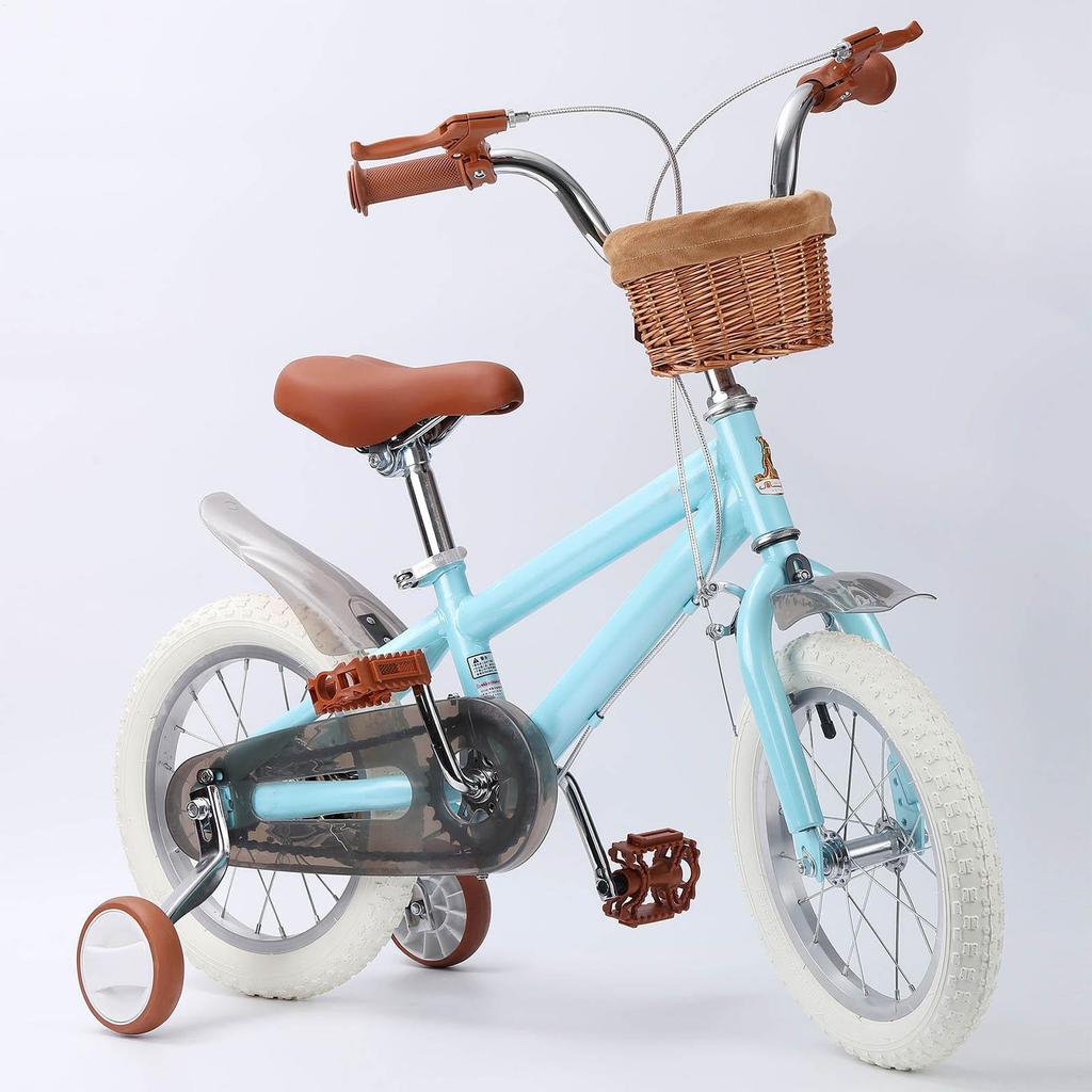 Kids Bike Basket Front Boys Girls Front Bike Storage Basket Adjustable Cycling Pocket Children Bicycles Storage for Flowers Toys