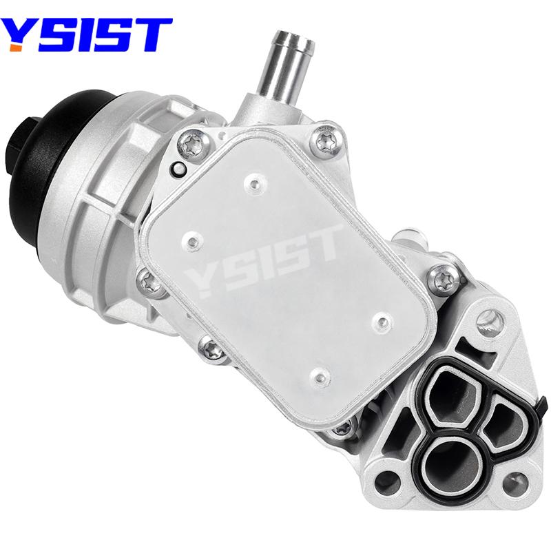 Oil Cooler for Mercedes-Benz A220 V177 A35 AMG W177 CLA250 GLA250 X156 GLA35 AMG GLB250 X247 Aluminum Oil Filter Housing