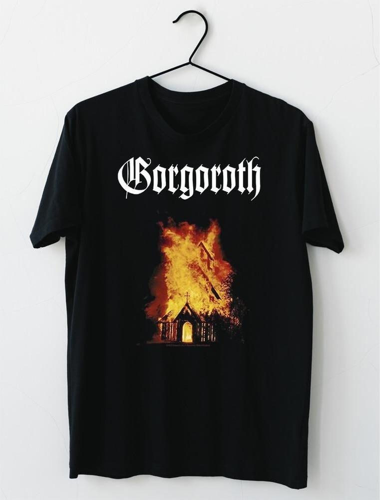 Gorgoroth Band Metal Band Heavy Cotton Black All Size Unisex T Shirt C096 Unisex T-Shirt XXXXL