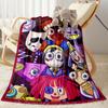 Digital Circus Blanket Ultra-Soft Great for Sofa Couch Bedding for All Seasons Modern Style Unique Gift for Family and Friends Camping