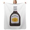 Mark Zuckerberg Sweet Baby Rays Bbq Sause Throw Blanket Travel Size Cozy Blanket for Plane Train