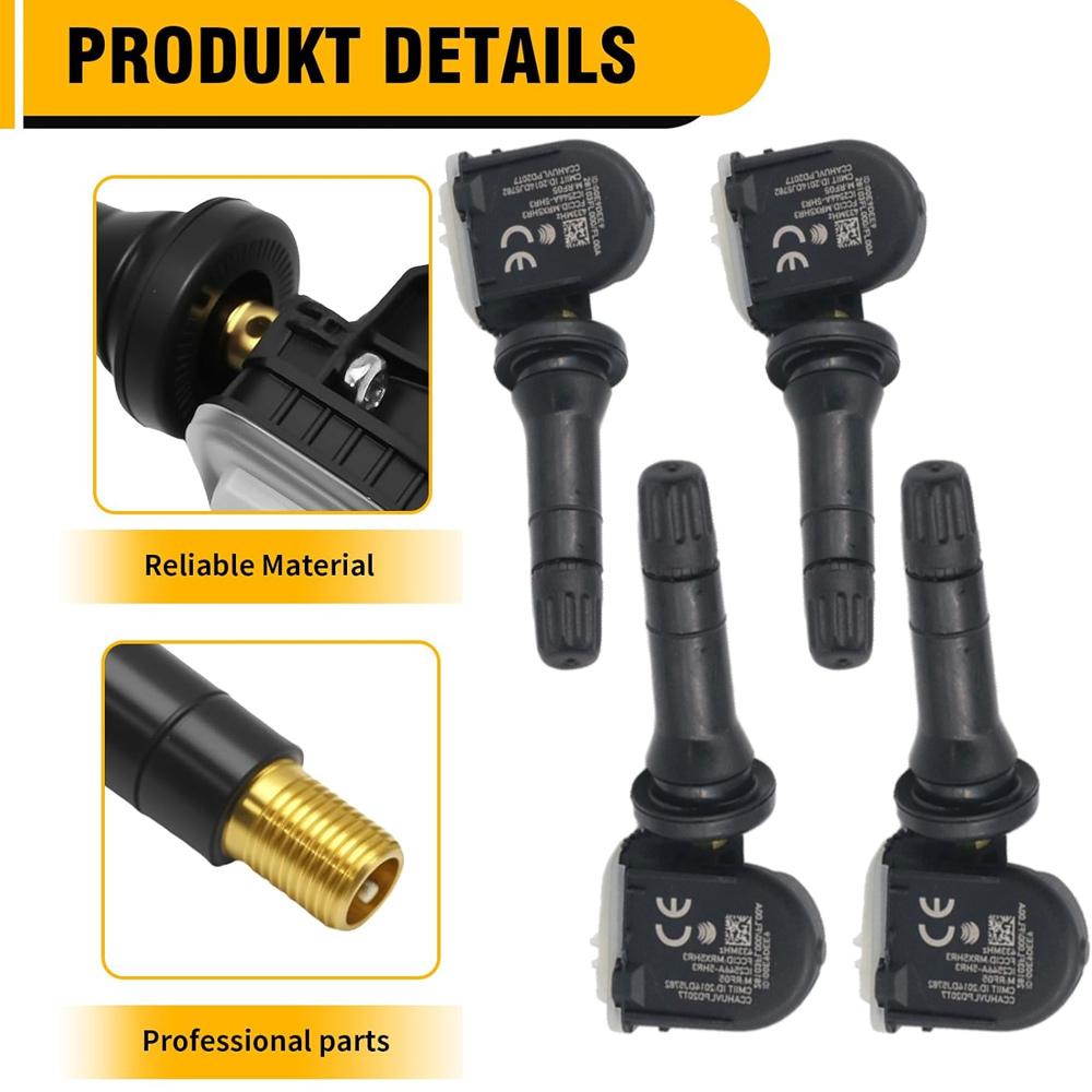 4PCS TIRE SENSORS FOR 2019 2020 2021 2022 2023 SUBARU FORESTER TIRE PRESSURE SENSOR TPMS 433MHz 28103FL000 28103FL100B