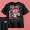 2026 Summer One Piece Anime Tony Tony Chopper Printed Loose Shortsleeved Pure Cotton Childrens Tshirt Tide Unisex Casual Y2k