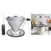 Stainless Steel Coffee Filter Reusable Coffee Dripper Manual Brewing Supplies Convenient Fine Filter Perfect for Coffee