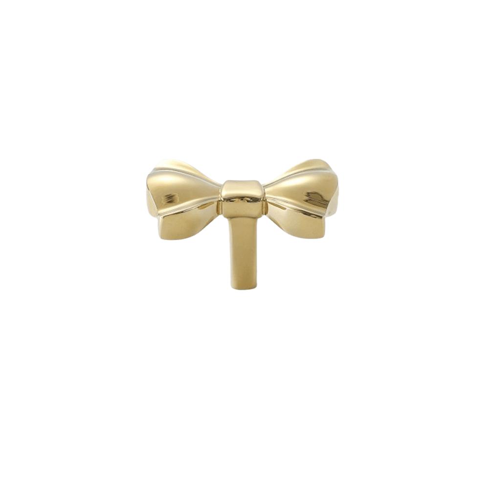 Retro Bow Tie Brass Handle Furniture Hardware Wardrobe Drawer Pulls Cabinet Door Knobs Furniture