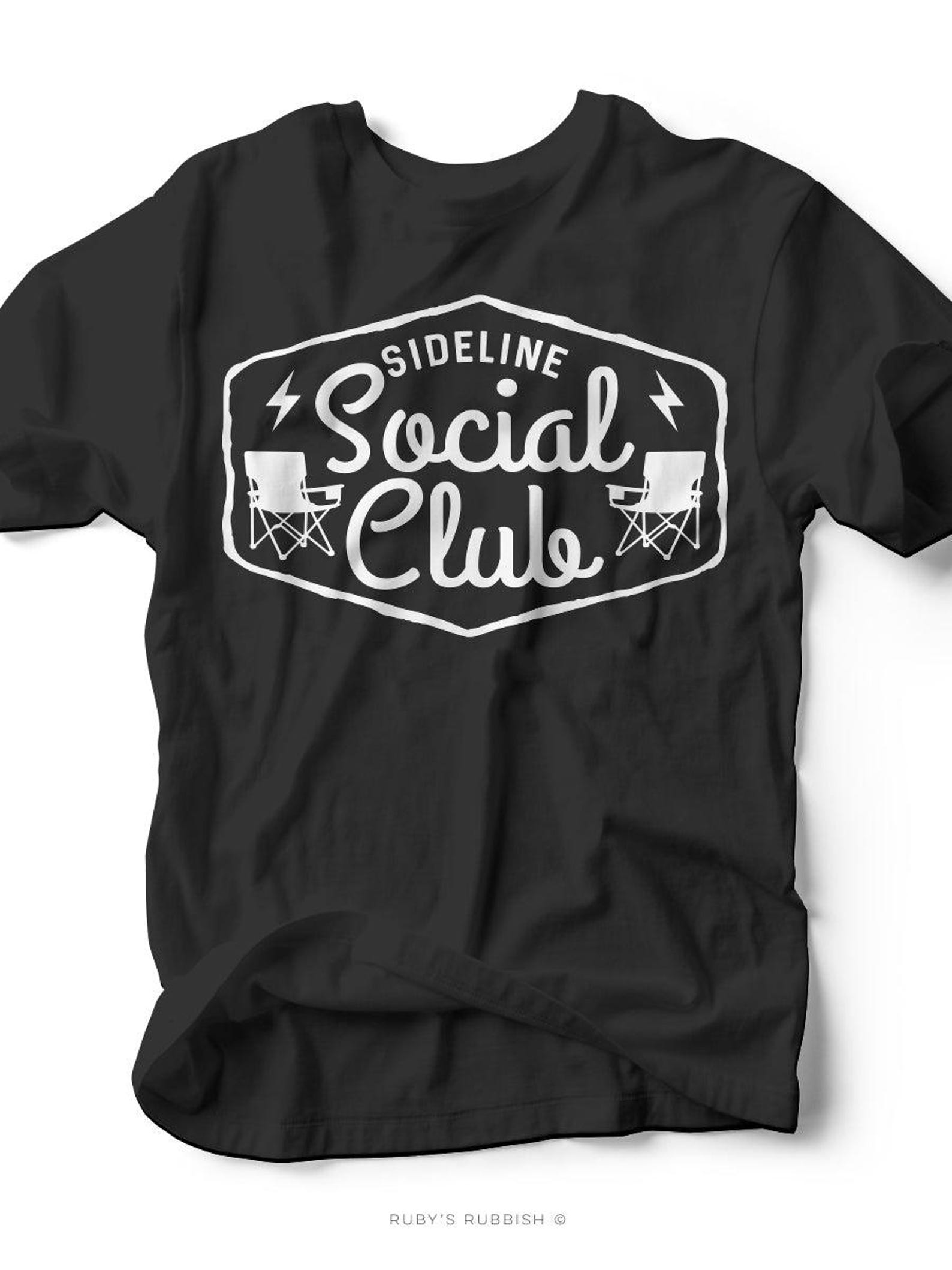 Sideline Social Club | Game Day T-Shirt | Ruby s Rubbish® 2XL