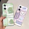 For Oppo A57 4G 2022 Case CPH2387 Lovely Bear Cover Soft For Oppo A 57 S A57S A77 A57 4G OppoA57 Fashion ShockProof Phone Cases