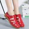 Luxus Retro Damen Lederschuhe Slip On Flache Schuhe Weiche Sohle Vintage Schuhe Frau Wohnungen Neue Loafers