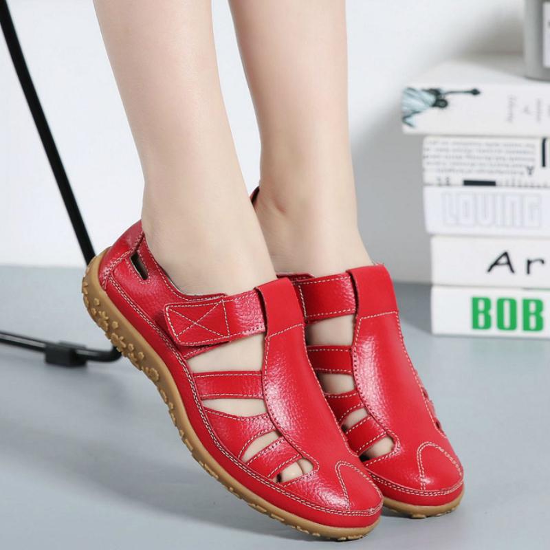 Luxus Retro Damen Lederschuhe Slip On Flache Schuhe Weiche Sohle Vintage Schuhe Frau Wohnungen Neue Loafers