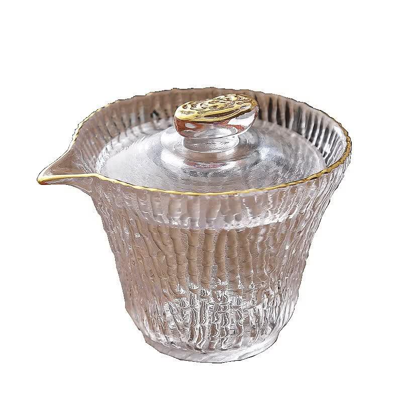Deyrian Glass Bamboo Joint Gongfu Tea Ware