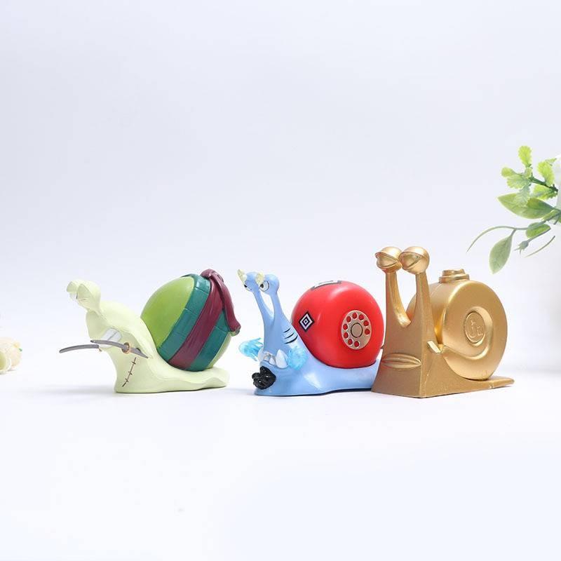 Piece One Nika Snail Toy Cute Cartoon Tabletop Decoration Model Figure Gift