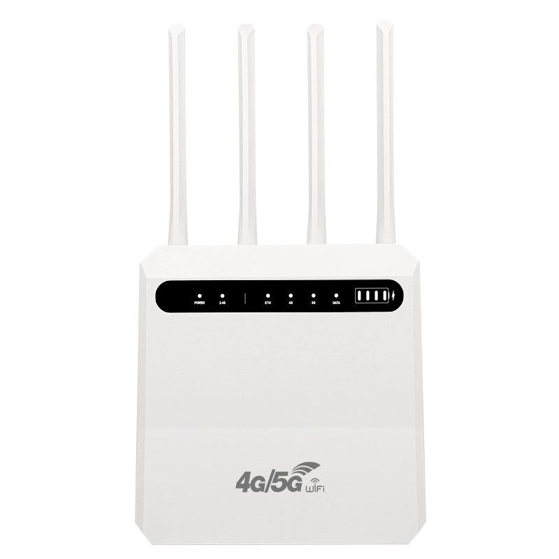 WiFi 6 LTE 4G Router with Optional Battery - Compatible In US, Europe, Asia, South & North America.