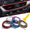 5M Interior Car Moulding Trim Strips DIY Flexible Anti Scratch Lines 5m Decoration Strip Dashboard Car-styling Accessories