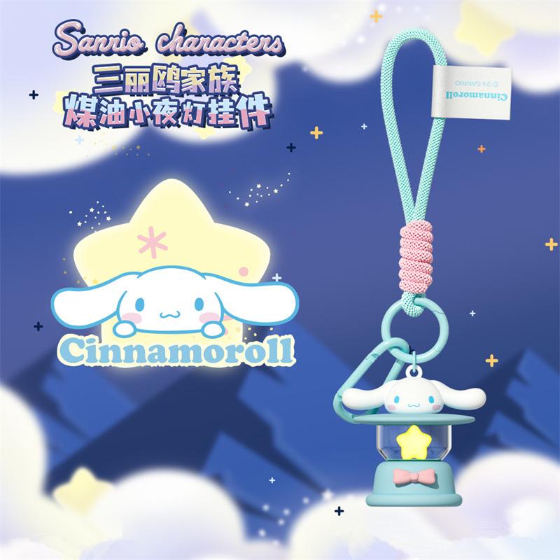 

Брелок Sanrio Креативный Hello Kitty Ночник Брелок Cinnamoroll My Melody Kuromi Брелок Подвеска для рюкзака Подарки