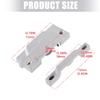 3Pcs Sash Lock Sliding Window Replacement Lock Window Latches Sliding Window Hardware for Additional Home Security