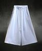 Kileutimuka Embroidered Ivory Rope Wide Pants White
