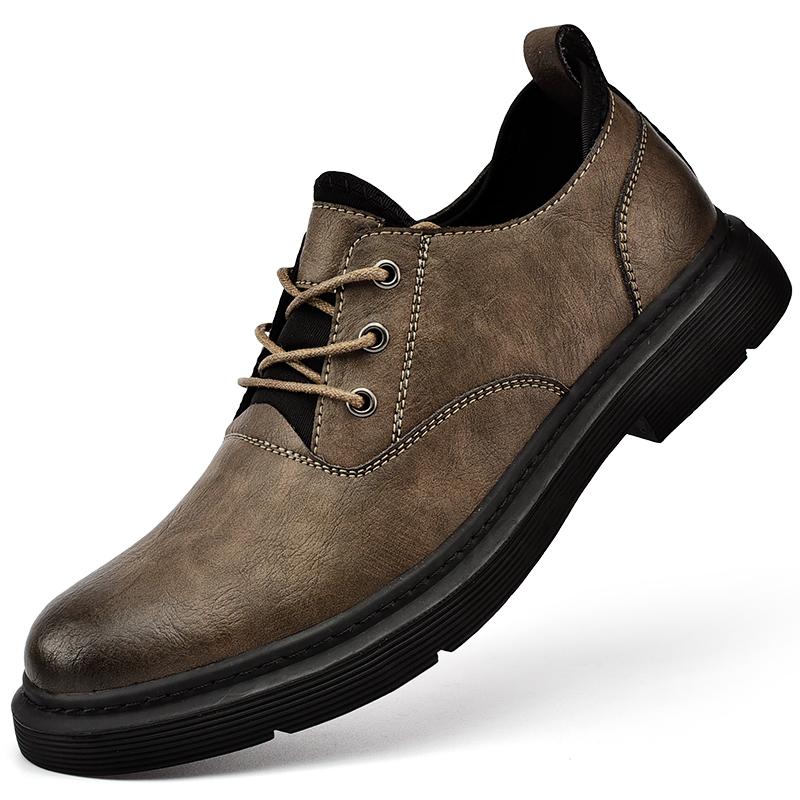 Classic Business Men's Leather Shoes Casual Gentleman Versatile Style Dress Up Party Daily Four Seasons Quality Shoes Luxury