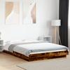 VidaXL Bed Frames Smoked Oak 120x200 Cm Engineered Wood, Bedroom Furniture, Bed Base, Pallet Bed, Bed, Bed 3281200