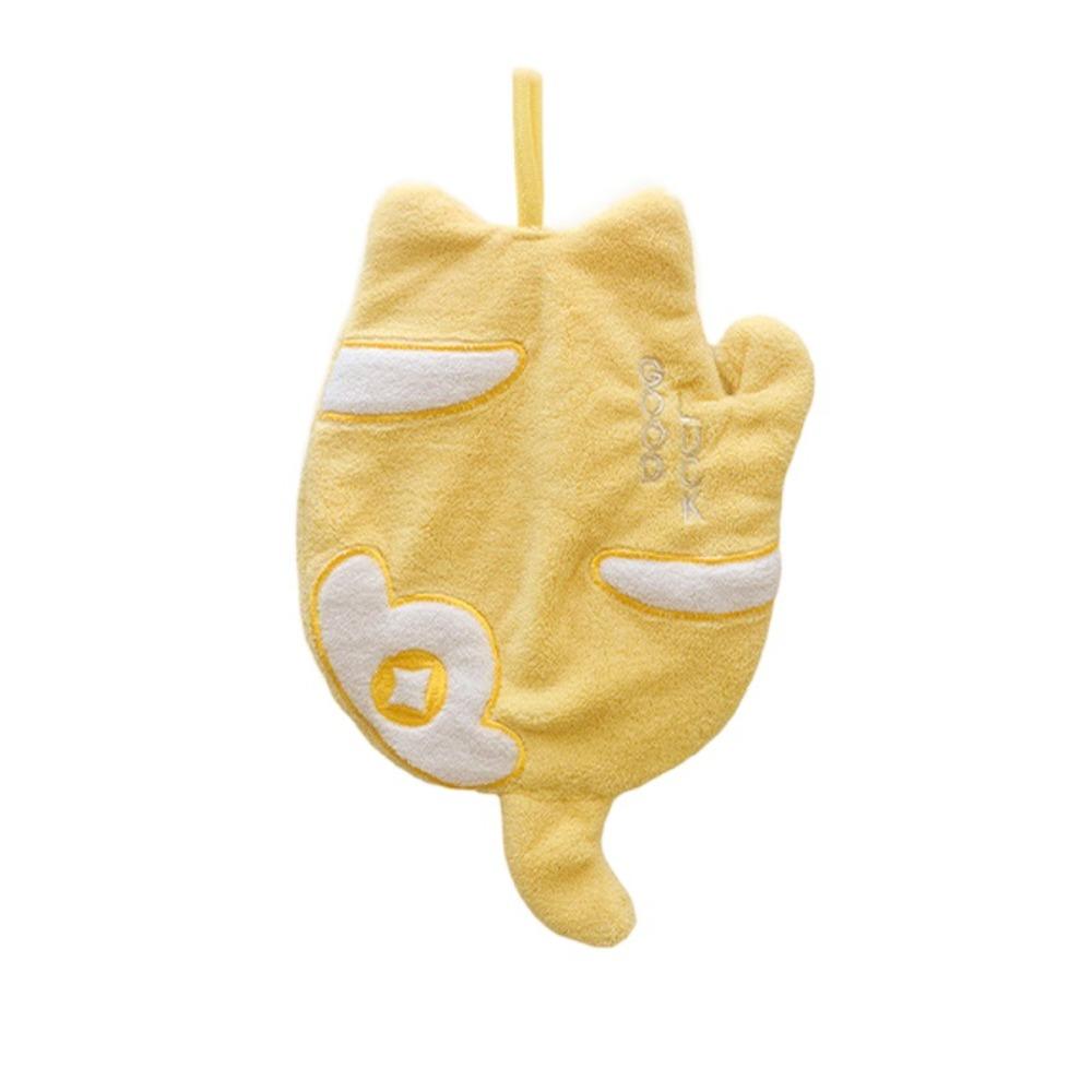 Cute Maneki-neko Dishcloth Cartoon Children's Handkerchief Shower Towels Bath Towel  Bathroom