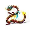 SHENXING TECHNOLOGY True Dragon Series ZL 0001 Red Dragon King ABS Alloy Assembled Plastic Model Kit &