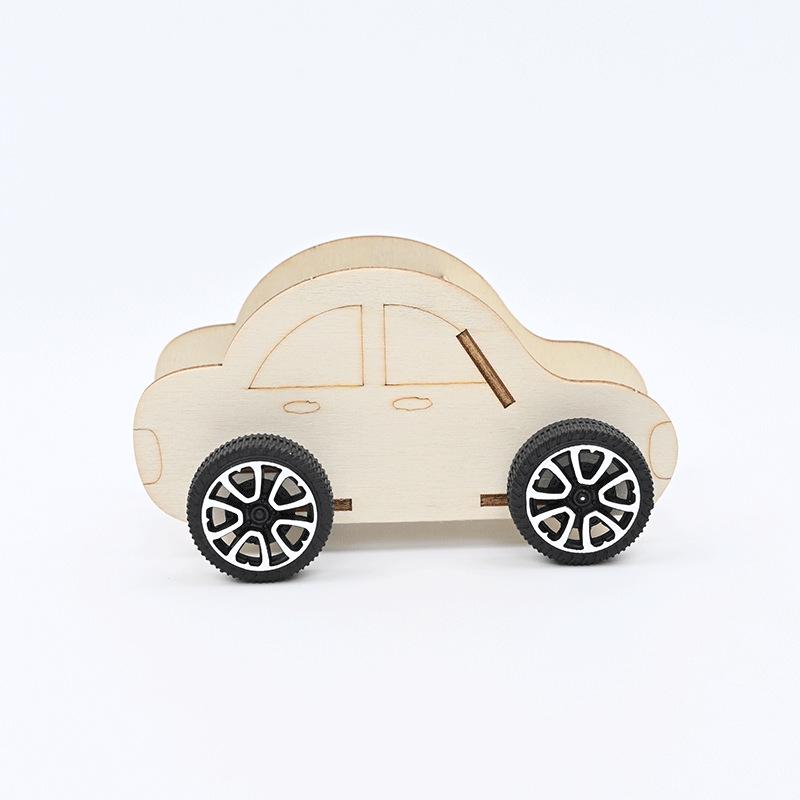 DIY Pull-Back Car Kit: STEAM Educational Science Project for Primary Students