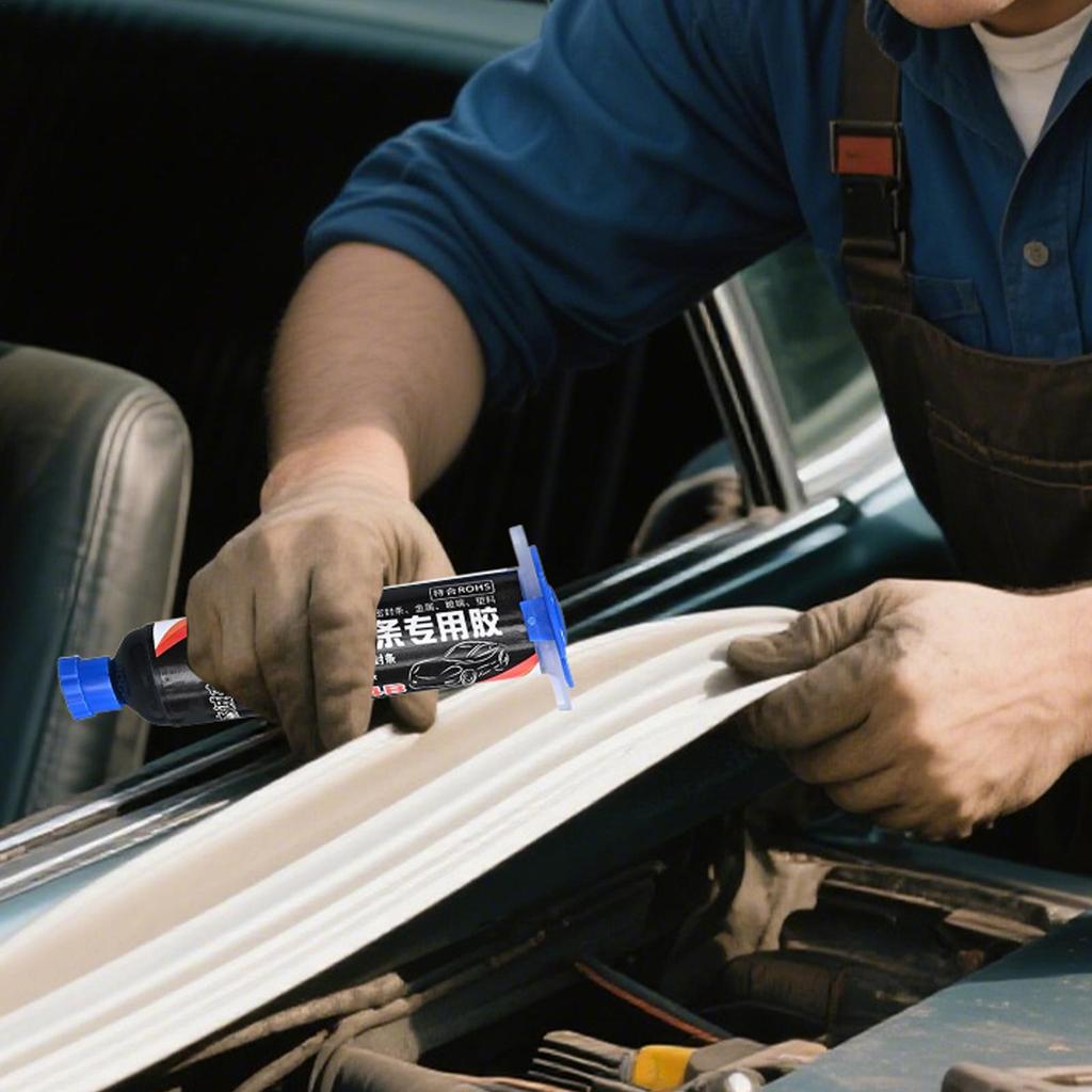 Weather Stripping Door Seal Adhesive 55g Glue Sealant Restoration Bonding Insulation Sealing For Automotive Body Repair