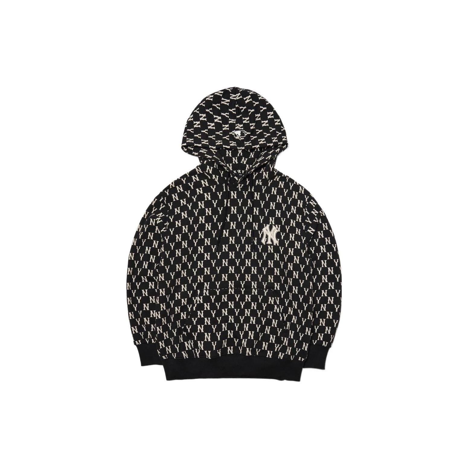 

New MLB Old Flower Sweatshirts Unisex Black 3AHDM0221-50BKS S