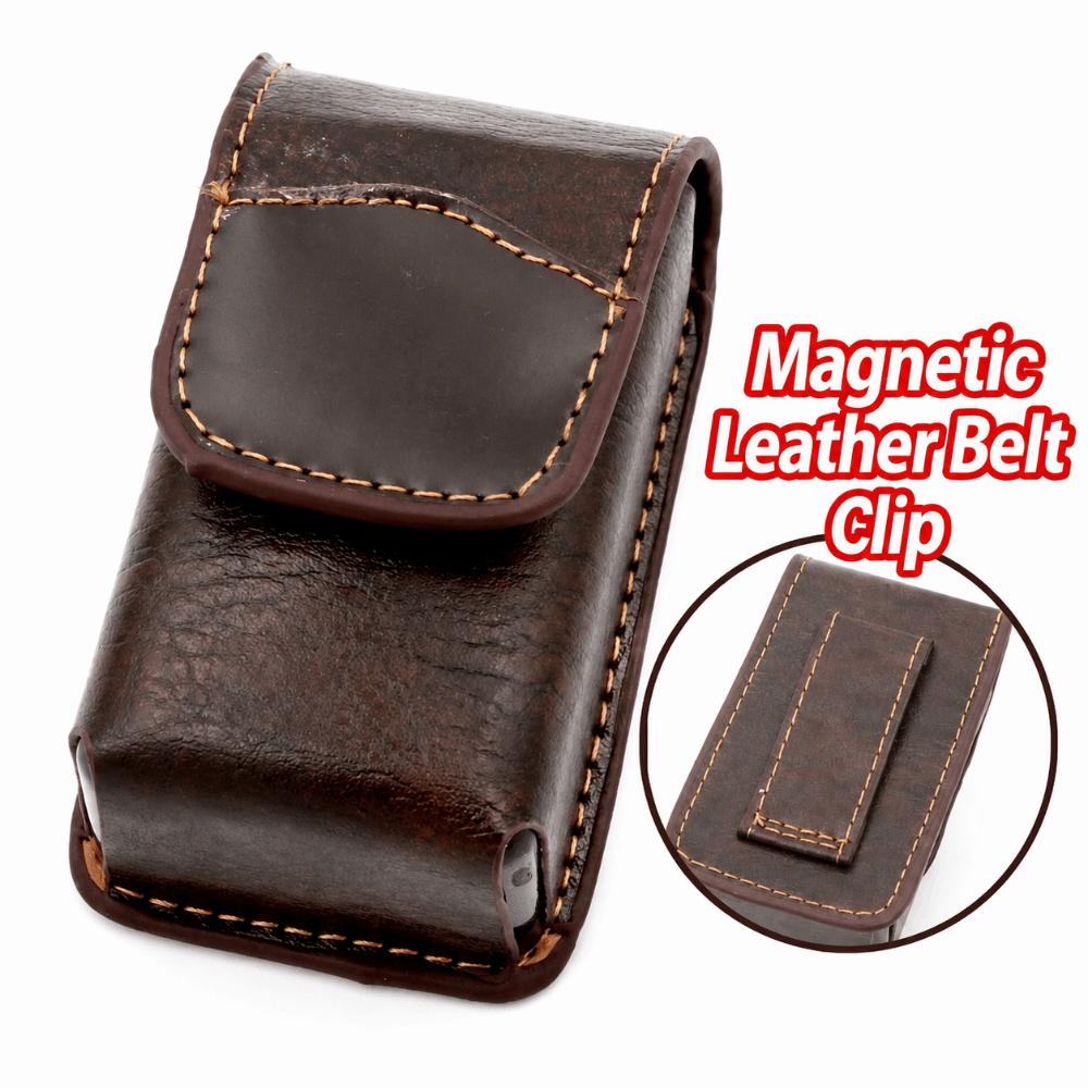 Mini Size Eyeglass Case Anti Squeeze Fold Spectacle Box Leather Glass Pouch Short Travel