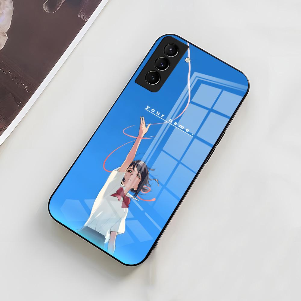 A-Anime Your N-Name Phone Case For Samsung A56 A36 A26 A16 A15 A25 A35 A55 A14 A34 A24 A54 Glass Case
