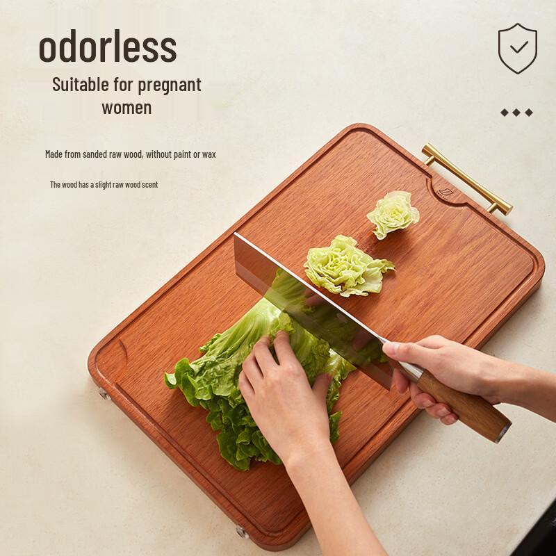 Dedelai Ebony Wood Double-Sided Anti-mold Antibacterial Chopping Board