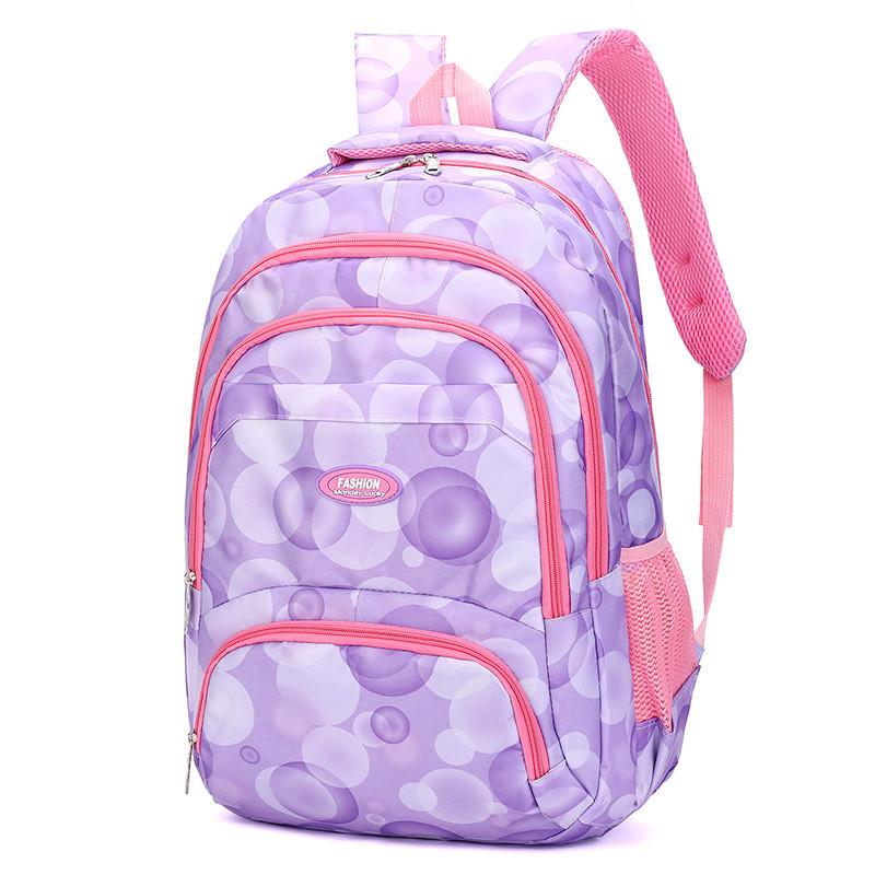 Printing Bubble Backpack Oxford Fabric Breathable Support Laptop Kids Schoolbag
