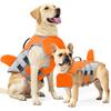 Dogs Life Jackets Pets Dog Swimming Vest High Buoyancy Dog Life Vest withReflective Rescue Handle for Small Medium Large Dogs