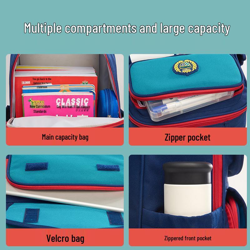 Leichte, geräumige Schultaschen für Jungen und Mädchen der Klassen 1-6.