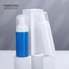 Ivory White PET Facial Cleansing Mousse Bottle, 30ml, Portable Press Foaming Dispenser.