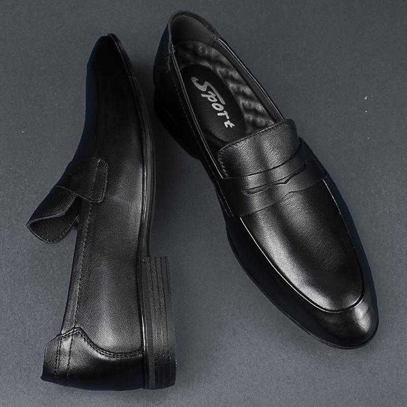 Fashion Outdoor All-match Mens Loafers Male Comfortable Dress Shoe 2024 New Arrival Men Casual Shoes Genuine Leather Male Business Shoes
