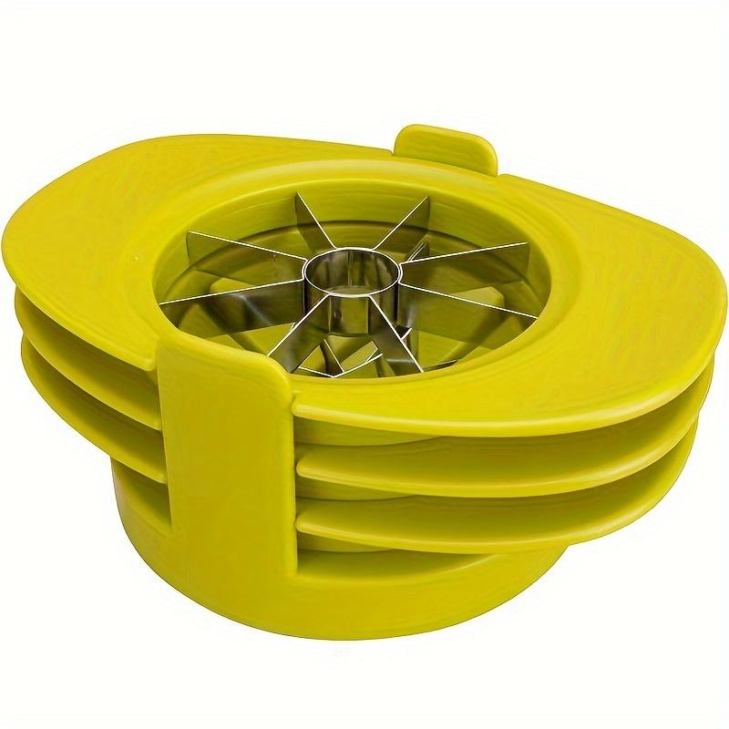 4 in 1 Stainless Steel Mango, Apple Cutter Set , Versatile Fruit Slicer, Corer, and Dicer with Interchangeable Blades for Apples, Peaches, Pears