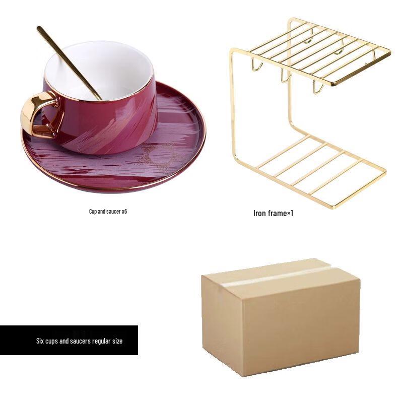 Luxury Ceramic Coffee & Tea Cup and Saucer Set